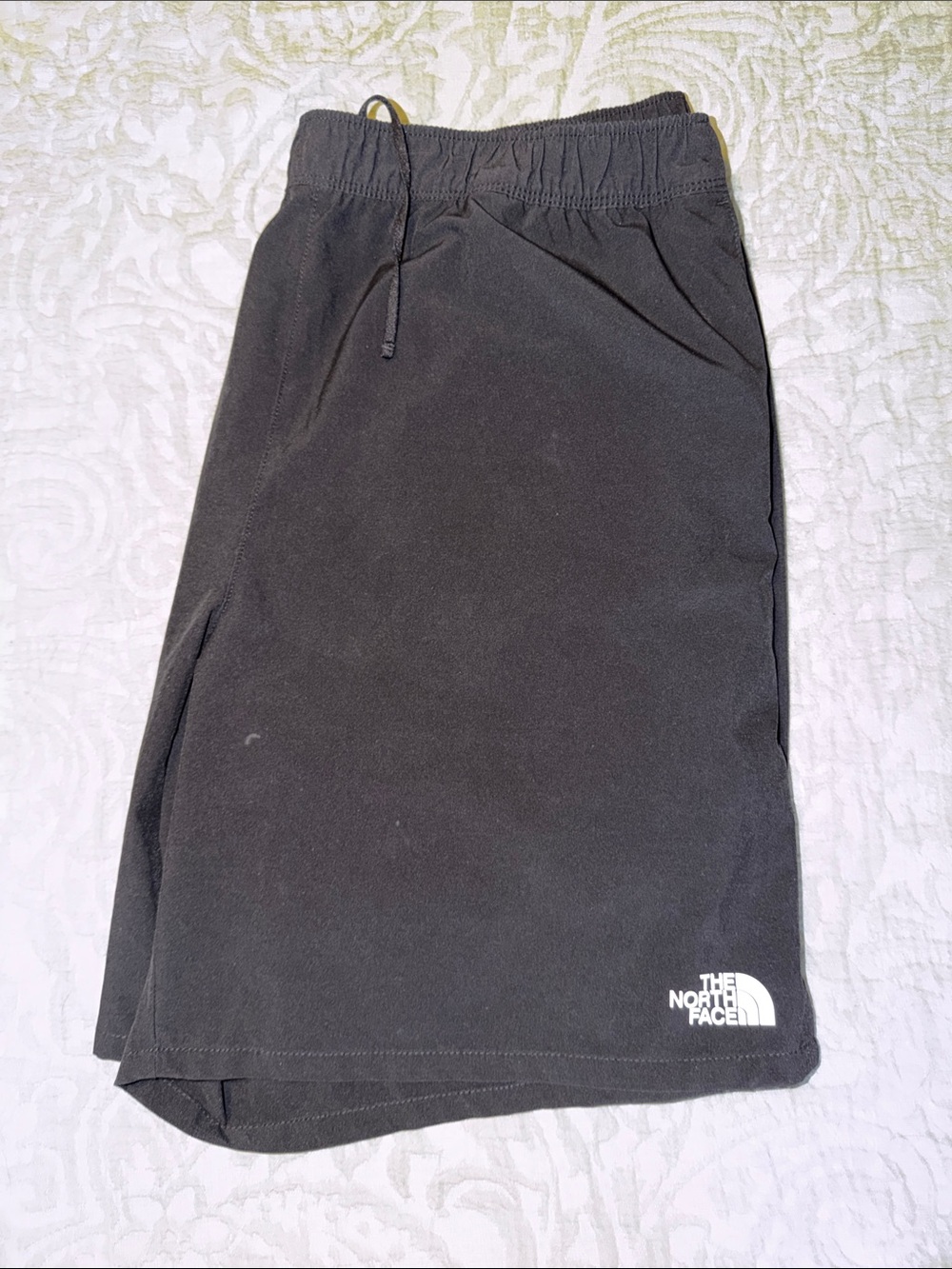 The North Face Men’s Black Athletic Shorts with Logo